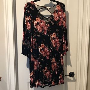 Black Floral Dress